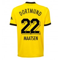 Dres Borussia Dortmund Ian Maatsen #22 Domaci 2023-24 Kratak Rukav